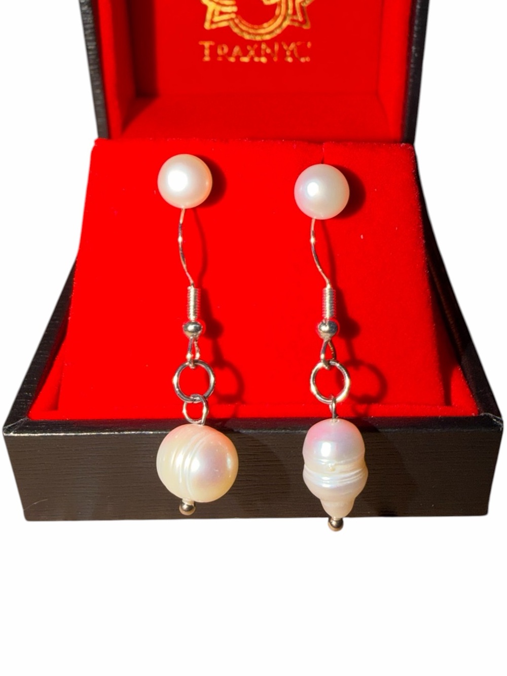 S925 Freshwater Pearl Earrings Set